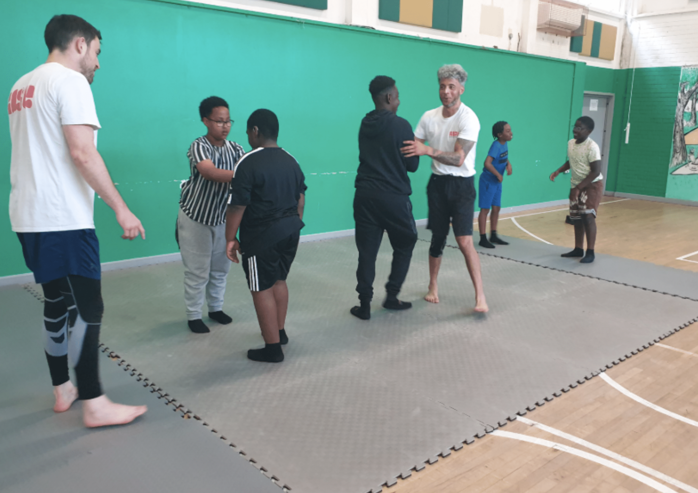 Kids doing sports