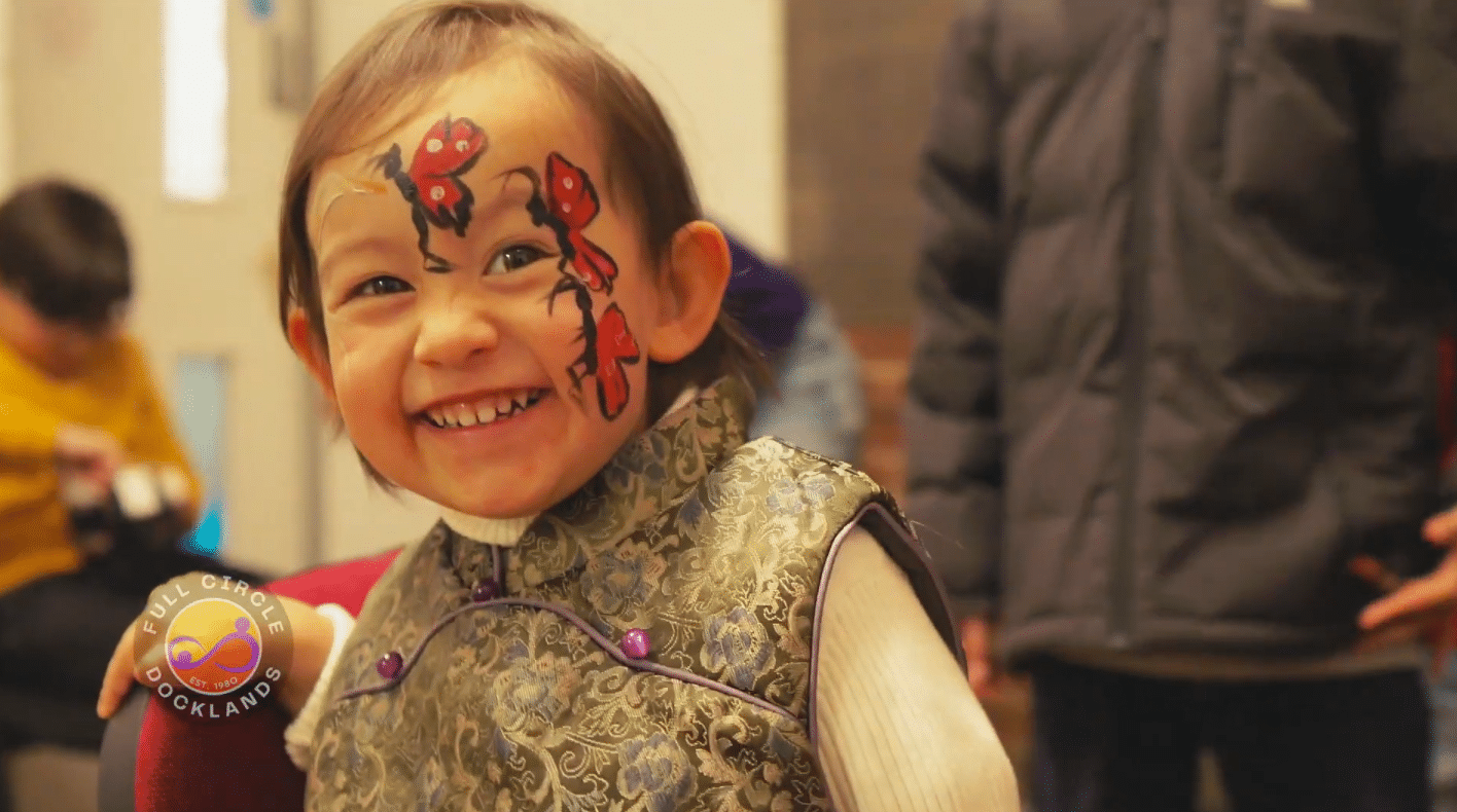 Child smiling