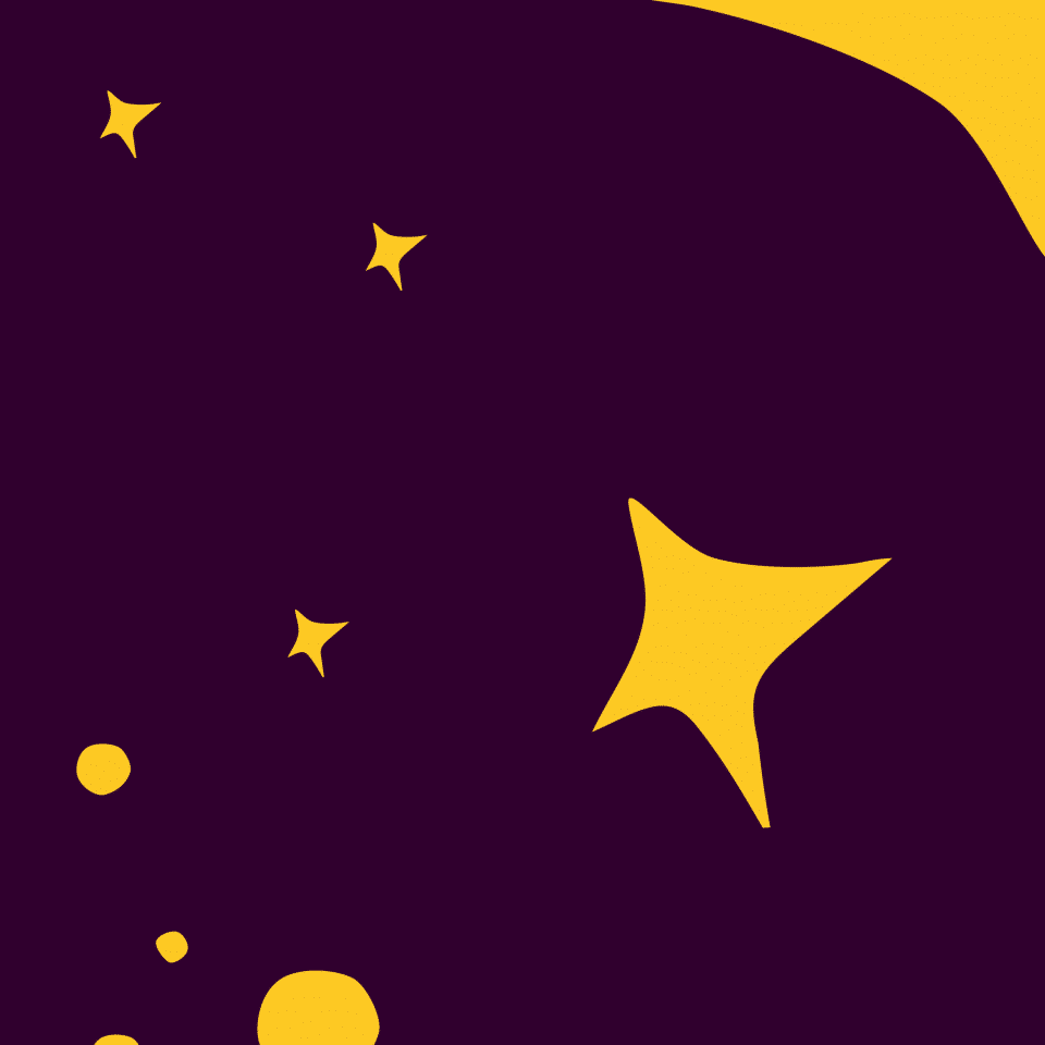 background shape with stars